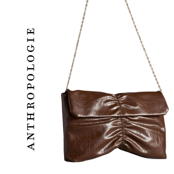Anthropologie Handbags - Anthropologie Scrunch Envelope Clutch